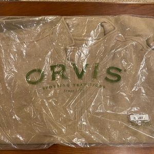 ORVIS soft quarter zip sweatshirt